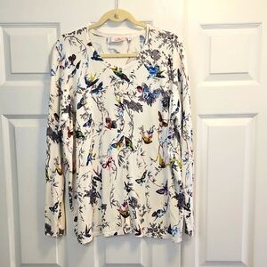 Quacker Factory Birds & Butterflies Cardigan